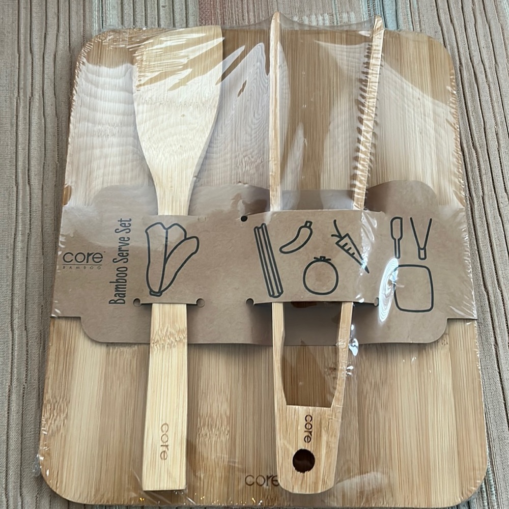Core Bamboo Serve Set -New